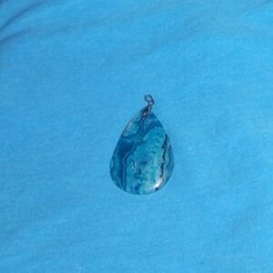 Blue Veined Jasper Pendant